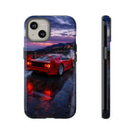 F40 Legendary Supercar Prancing Red Speed Art Tough Phone Case