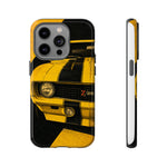 Z28 Yellow Camaro Retro Poster Tough Phone Case