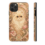 Persian Cat Floral Art Nouveau Tough Phone Case