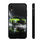 Lime Green 2022 GT500 Phone Case, Smoke Studio Reflection Cover