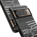 F150 Truck Phone Case American Flag Pickup Tough Cover Gift Art