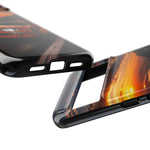 Supra MK4 Orange Touge Night JDM Speed Art Tough Phone Case