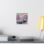 RX-7 Poster Pastel Tokyo JDM Vaporwave Retro Wall Art