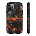 70 GTO Judge Phone Case, Rainy City Night Muscle Car Cover