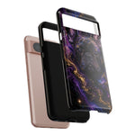 French Bulldog Galaxy Marble Art Tough Phone Case