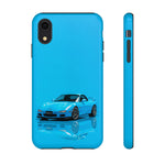 RX-7 Cyan Studio Phone Case Studio Color Match Car Art