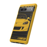 S2000 Spa Yellow Retro 90s JDM Car Tough Phone Case