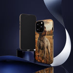 German Wirehaired Pointer Autumn Art Tough Phone Case
