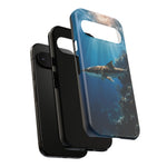 Cobia Reef Phone Case, Shaft of Light Ocean Fishing Tough Cover