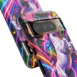 Neon Retro Rainbow Unicorn Phone Case | Tough Cases