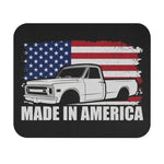 Classic Chevy C10 Pickup Truck Mouse Pad | American Flag Vintage