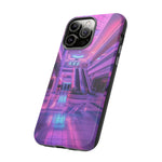 Empty Mall Escalator Vaporwave Art Tough Phone Case