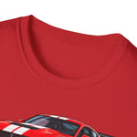 Red 2025 GT350 Muscle Car T-Shirt | Racing Mustang Graphic Tee