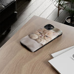Persian Kitten Phone Case, Sleepy Macro Close-Up Portrait Cover