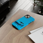 RX-7 Cyan Studio Phone Case Studio Color Match Car Art