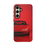 Red Miata Phone Case, NA MX5 90s JDM Roadster Tough Cover
