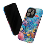 Underwater Coral Reef Phone Case | Colorful Tropical Fish Ocean Scene