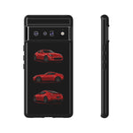 Red 370Z Sports Coupe Tough Phone Case for JDM Enthusiasts