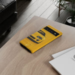 Yellow Supra Phone Case, MK4 90s JDM Legend Tough Protective Cover for Men