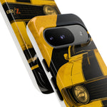 Z28 Yellow Camaro Retro Poster Tough Phone Case