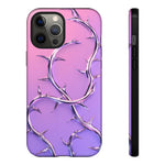 Chrome Thorn Vine Phone Case Vaporwave Tough Cover