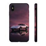Soft White C3 Corvette Mauve Sky Phone Case
