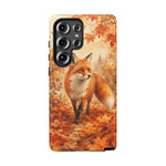 Autumn Fox Woodland Art Tough Phone Case