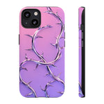 Chrome Thorn Vine Phone Case Vaporwave Tough Cover