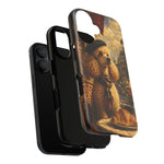 Poodle in Beret Phone Case | Vintage Paris Café Illustration