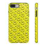 Acid Smiley Repeat Pattern Art Tough Phone Case