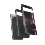 FC RX-7 Pink Neon Fog Column Tough Case