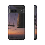 Temple Bell Sunset Phone Case Japan Zen Tough Case