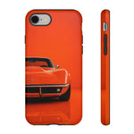 Orange 1969 C3 Phone Case, Stingray Classic Sports Car Cover, Gift