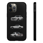 Silver Hakosuka Skyline Classic Sports Car Tough Phone Case for JDM Fans