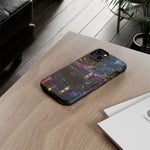 67 GTO Phone Case Purple, Rainy City Night Muscle Car Tough Cover