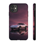 Soft White C3 Corvette Mauve Sky Phone Case