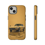 Antique Gold Fairlady Z Phone Case, Classic JDM Tough Cover