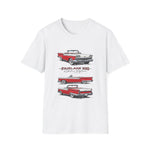 1959 Fairlane 500 Vintage Car T-Shirt | Classic Red 1950s Automobile Tee