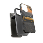 C8 Z06 Corvette Phone Case, Yellow Mountain Dusk Cover, Gift