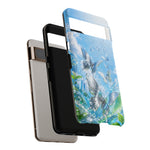Copy of Silver Butterflies Tough Case | Blue Sky Water Droplets Phone Cover