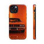Orange Cuda Phone Case, 71 Classic Muscle Car Tough Cover