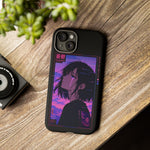 Melancholy Anime Girl Phone Case Vaporwave Tough Case