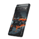 1966 GTO Orange Rainy City Tough Phone Case Cover Gift Art