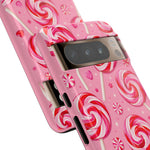 Candy Swirl Lollipop Art Tough Phone Case