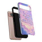 You Are Enough phone case | pastel cloud affirmation protective case
