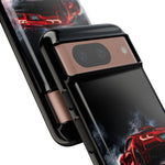 Z06 C8 Phone Case, Red Smoke Studio Reflection Cover