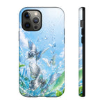 Copy of Silver Butterflies Tough Case | Blue Sky Water Droplets Phone Cover