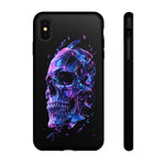 Holographic Skull Phone Case, Shattered Glass Iridescent Cover