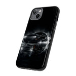 Black Sports Car Illustration 2023 Challenger SRT phone case | Car Drift Reflection