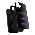 MK4 Supra Phone Case Purple, Three-View Vector Cover